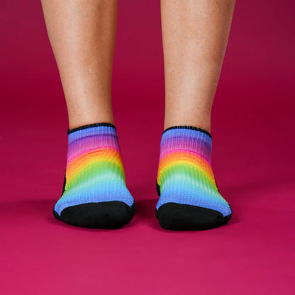 Rainbow Ankle Compression Socks