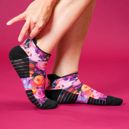 Rose Bouquet Ankle Compression Socks