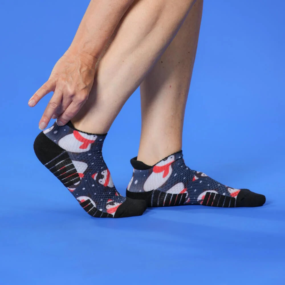Penguin Pals Ankle Compression Socks