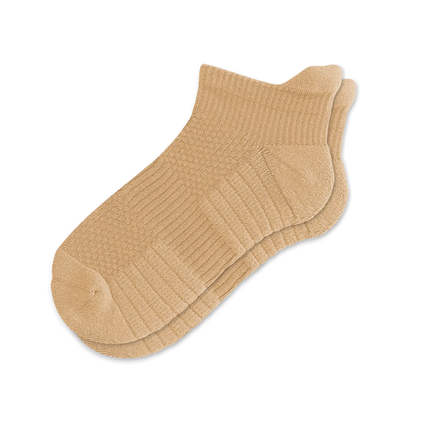 Tan Ankle Compression Socks