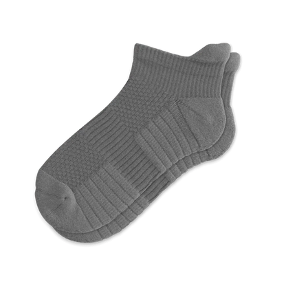 Gray Ankle Compression Socks