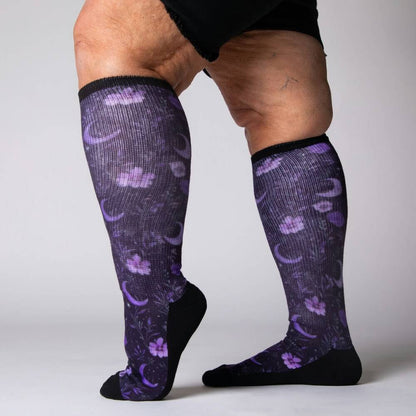 Purple Moon EasyStretch™ Socks