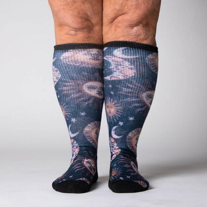 Celestial Moon EasyStretch™ Socks