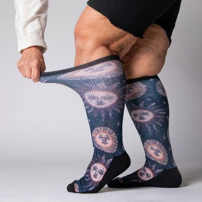 Celestial Moon EasyStretch™ Socks