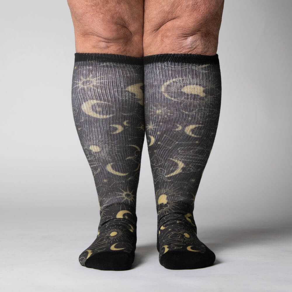 Star & Moon EasyStretch™ Socks