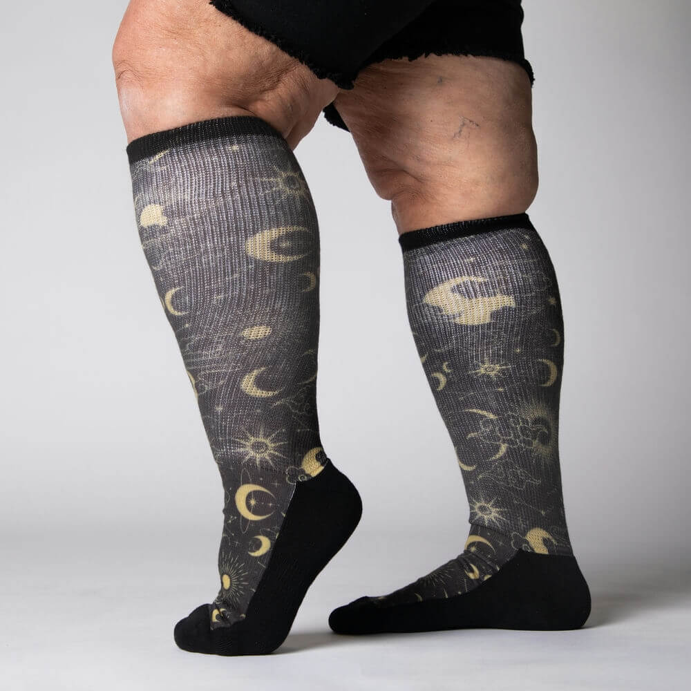 Star & Moon EasyStretch™ Socks