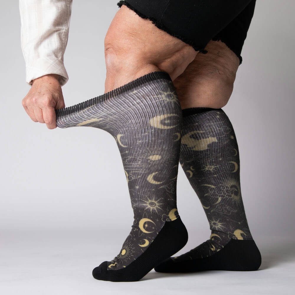 Star & Moon EasyStretch™ Socks