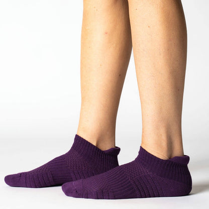 Royal Purple Ankle Compression Socks