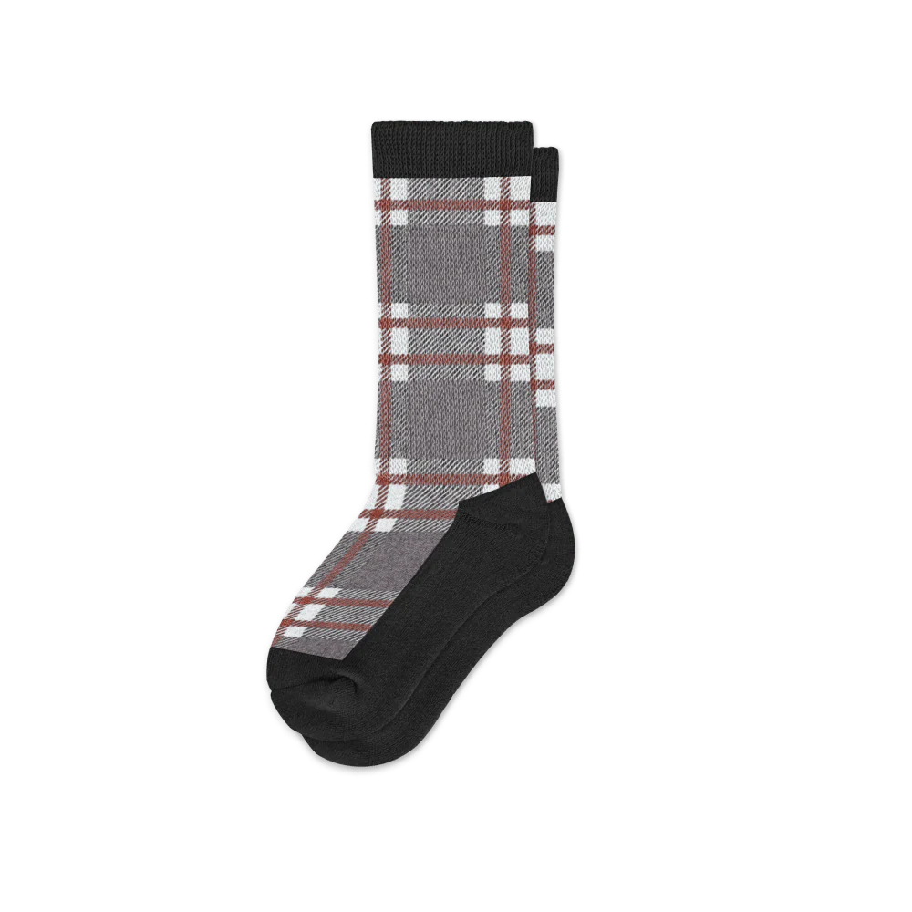Grey Tartan EasyStretch™ Socks