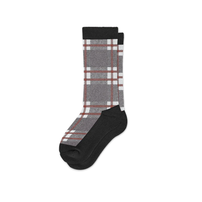Grey Tartan EasyStretch™ Socks