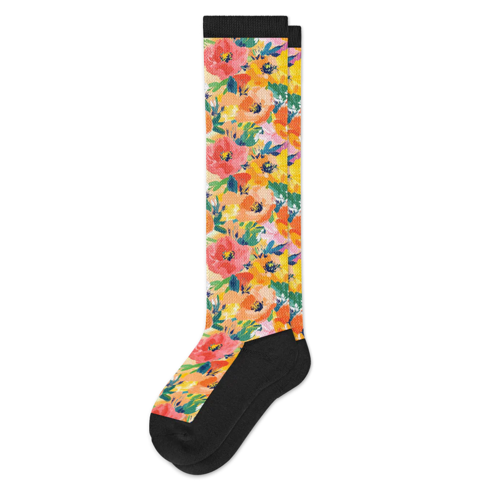 Pop of Poppy EasyStretch™ Socks
