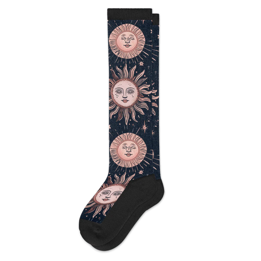 Celestial Moon EasyStretch™ Socks