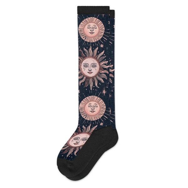 Celestial Moon EasyStretch™ Socks