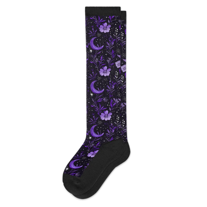 Purple Moon EasyStretch™ Socks