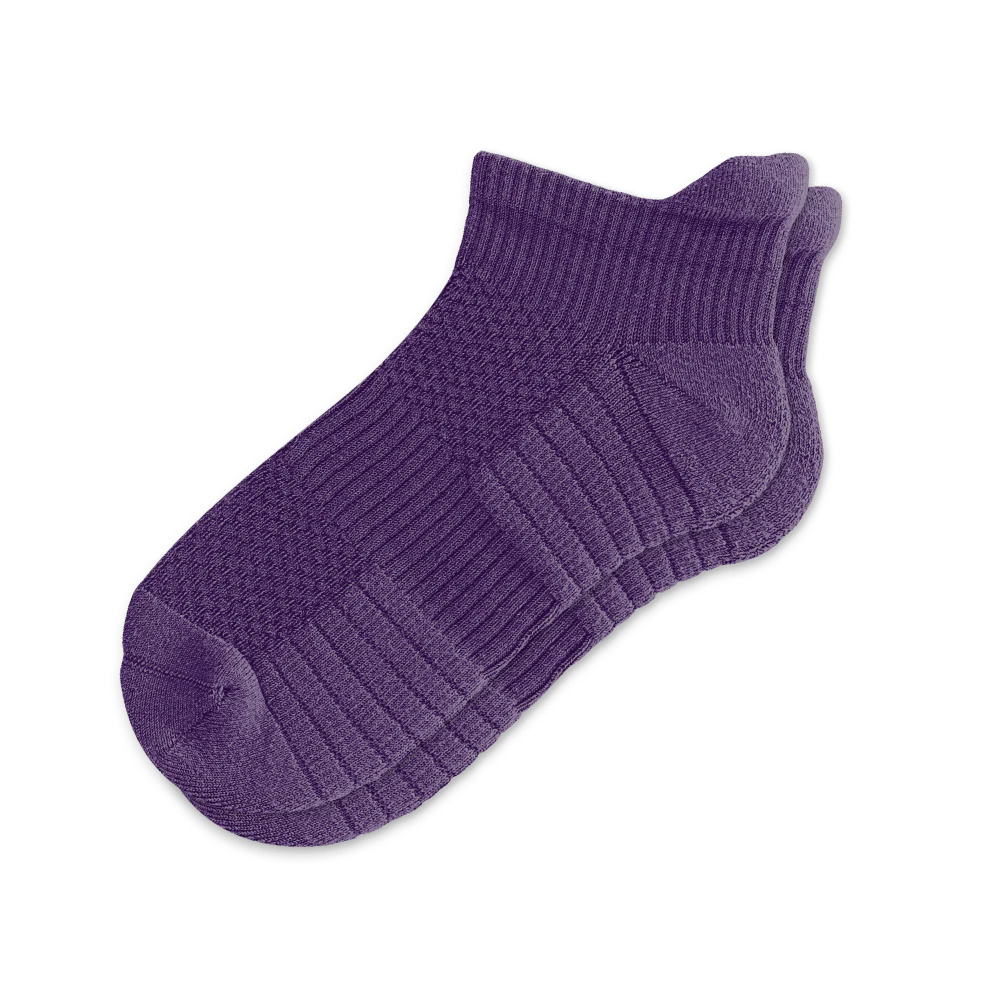 Royal Purple Ankle Compression Socks